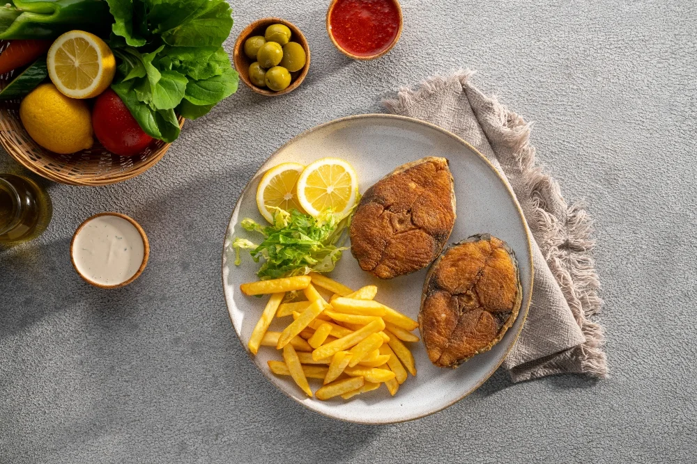 Authentic sea food at Bu Tafish