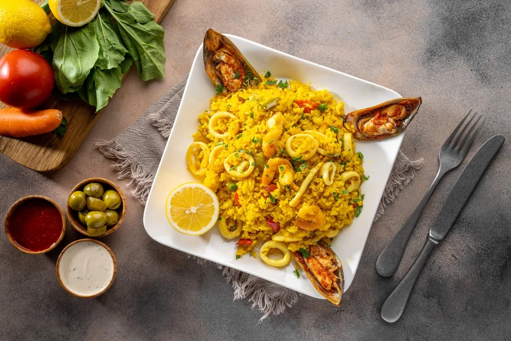 Emeriti Sea Food dish