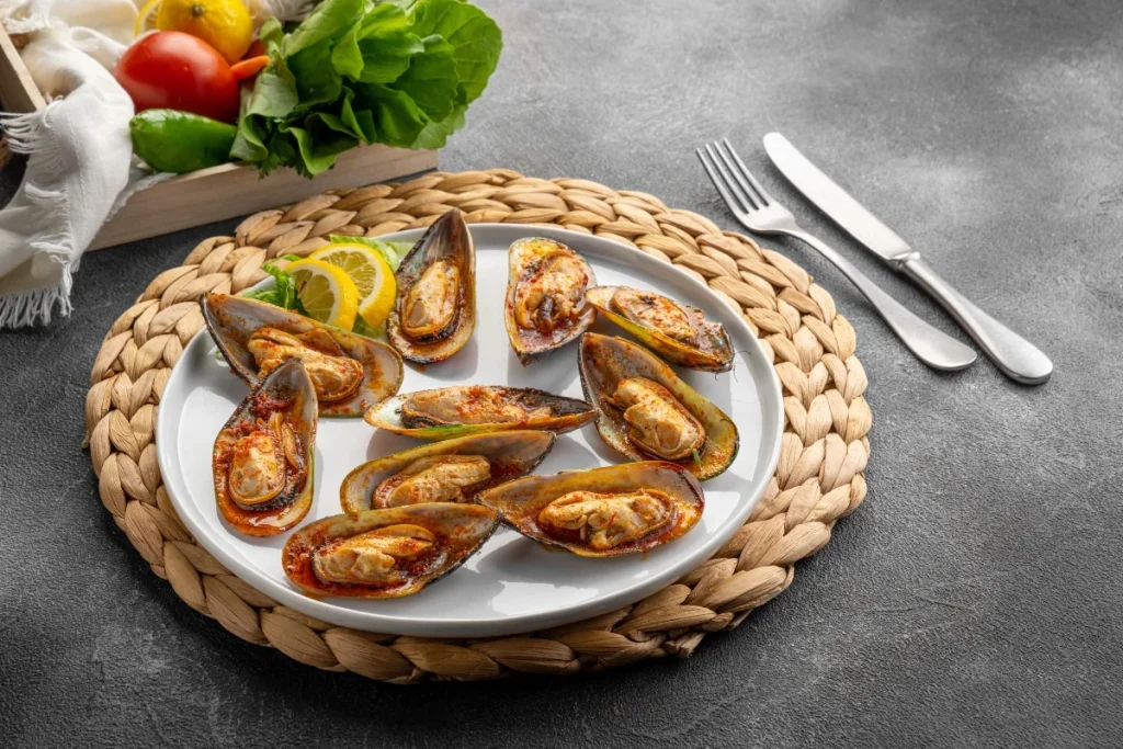 Seafood dish at Bu Tafish Restaurant