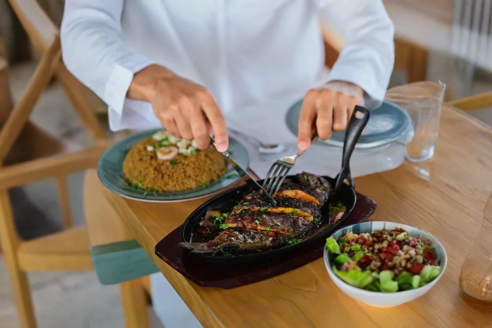 seafood at Bu Tafish